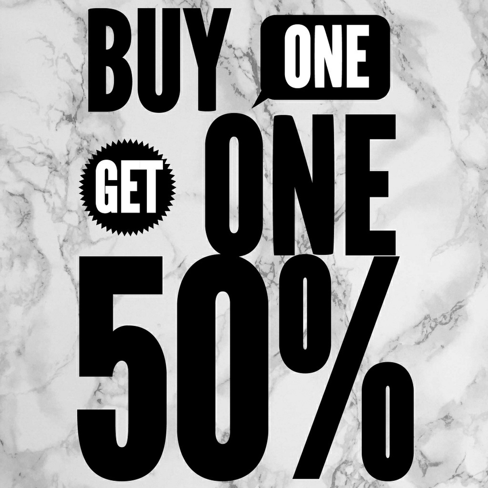 BOGO 50%