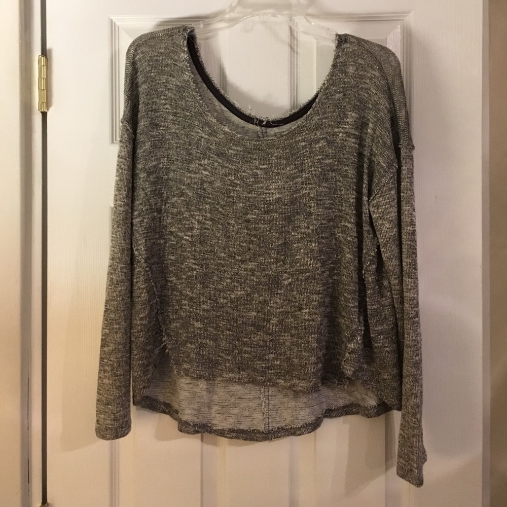 Free People Metallic Sweater