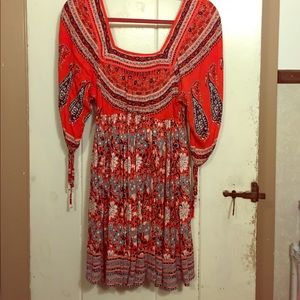 Free People bohemian sun dress