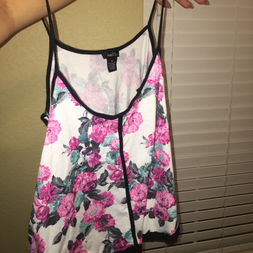 Flower summer cropped top