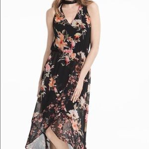 NWT White House Black Market Floral Print Maxi
