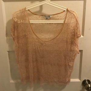 Sheer Beaded Tee