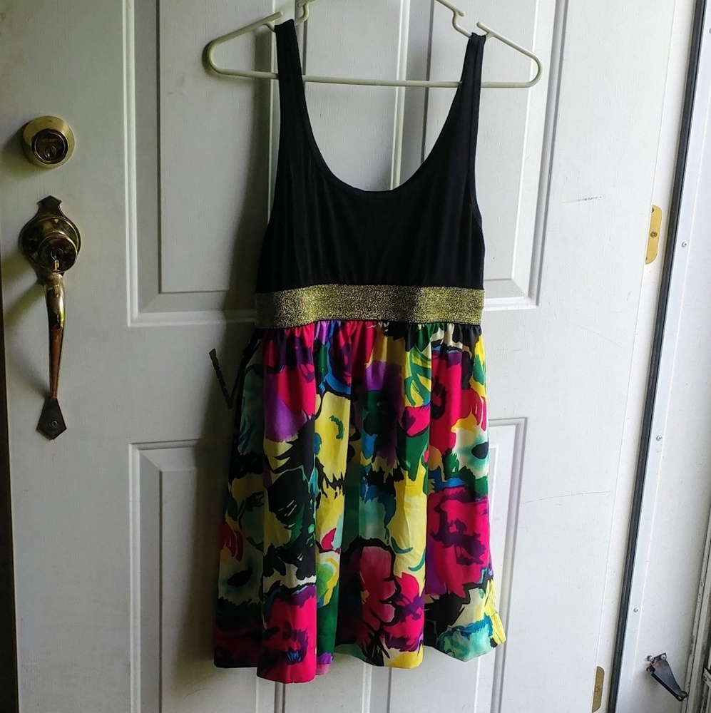 Beautiful, bright, short dress