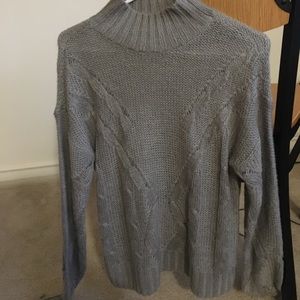 High neck sweater