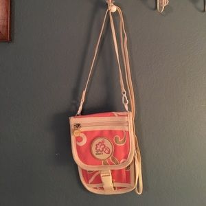 Roxy pink crossbody bag