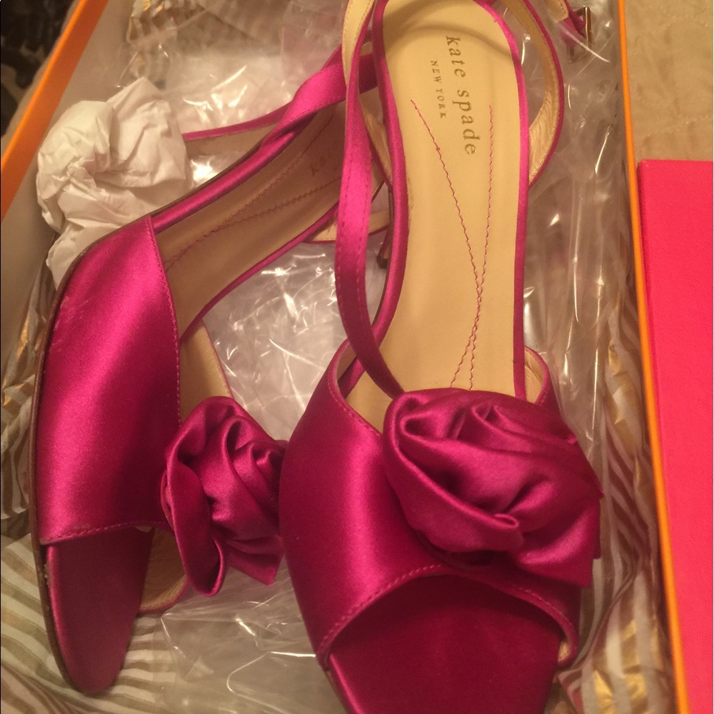 Kate Spade Fuchsia Shoes 7 1/2