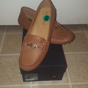Coach Neutral Color Loafers