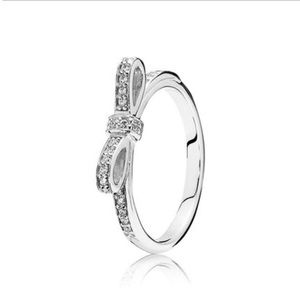 Sparkling bow pandora ring size: 5.5