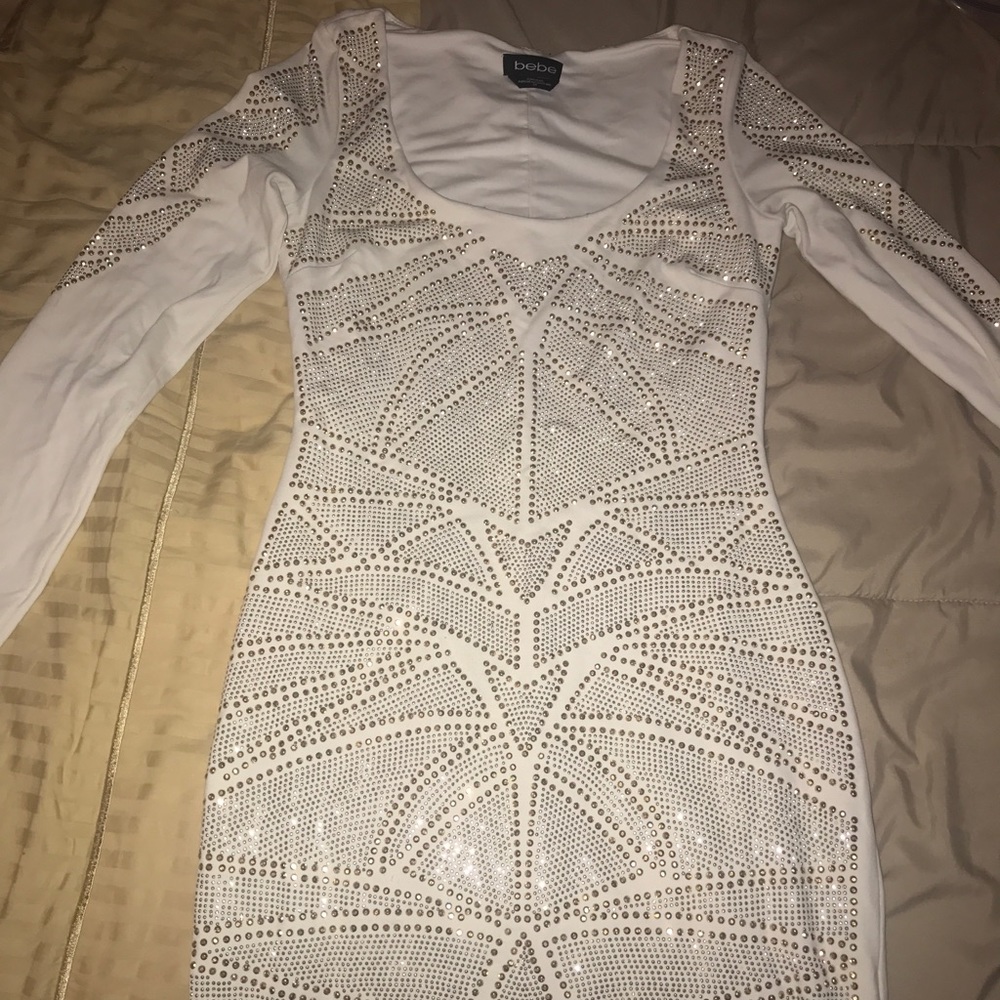 White/ Gold Mini Dress ❌SOLD❌