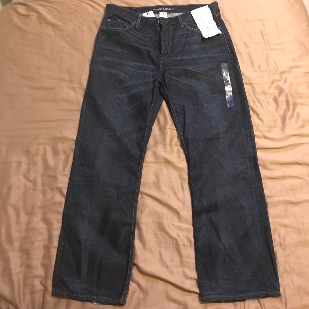 Banana Republic NEW Relaxed Fit 35 x 30
