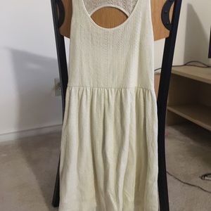 Cream Roxy dress