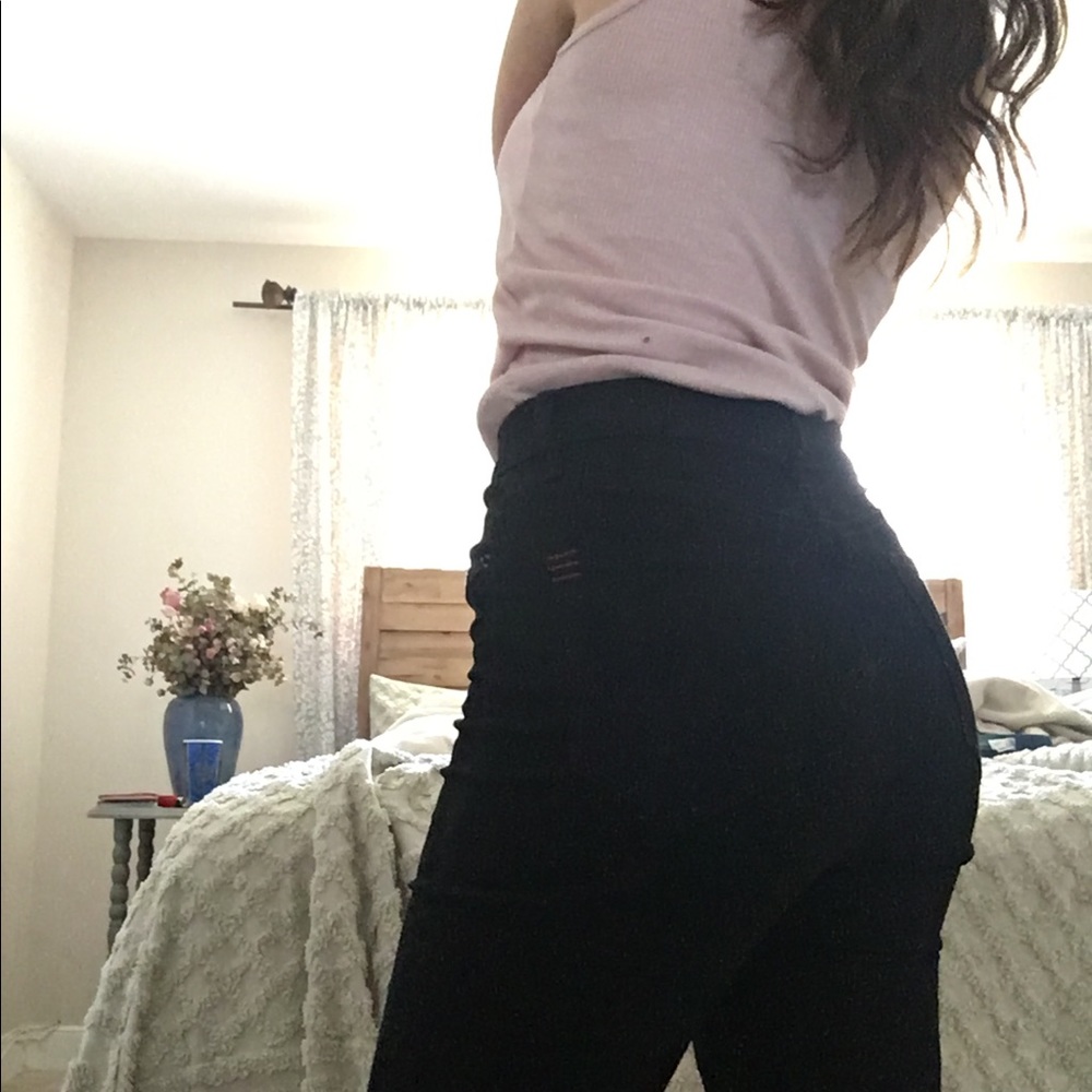 Urban outfitters high waisted black jeans