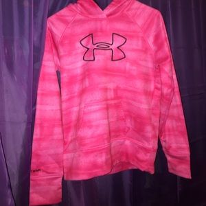 Bright Pink Under Armour Sweatshirt!