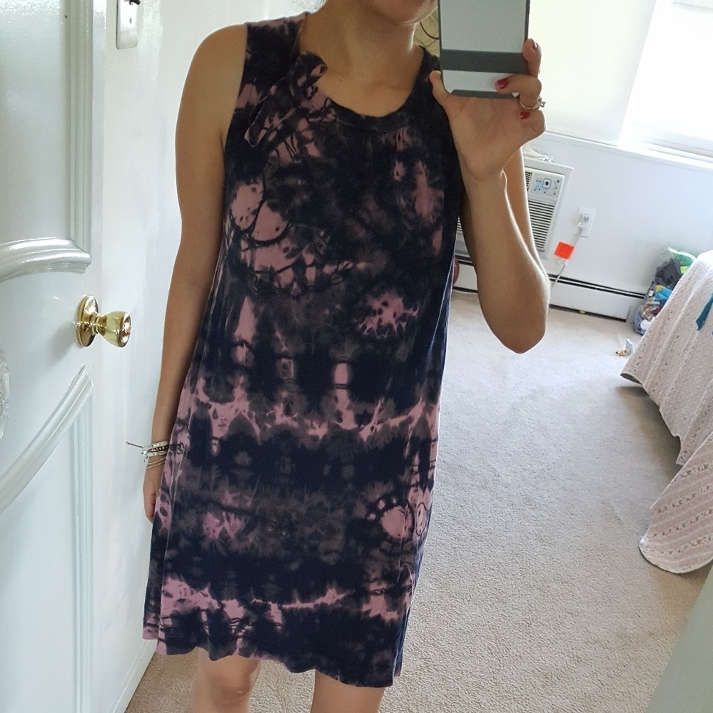 J.CREW tie dye Gathered knit dress Size S