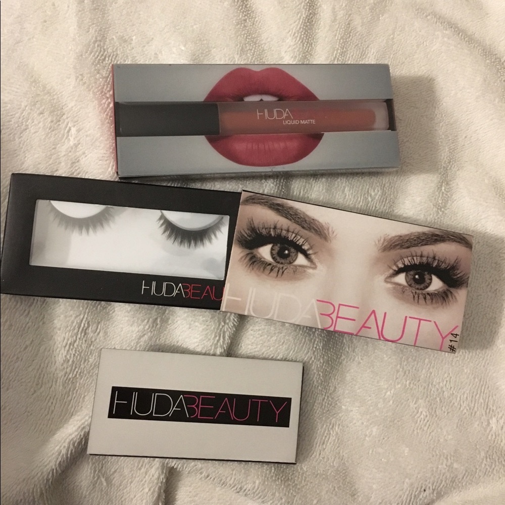Huda Beauty Lash and Lip Bundle