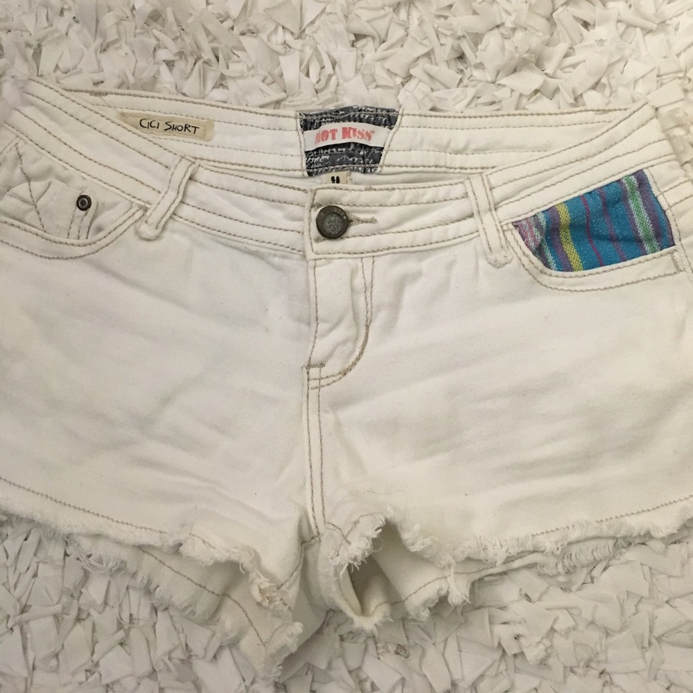 Cici Short // White & Printed Shorts