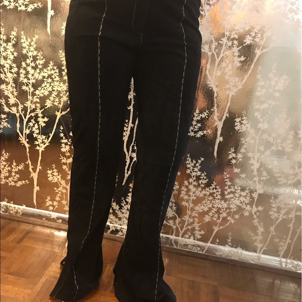 Sent as gift 🎁 NEW SUEDE PANTS - Picture 4 of 7