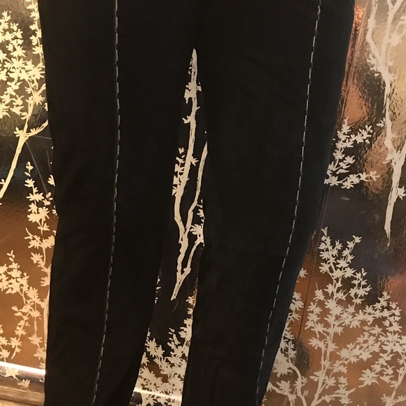 Sent as gift 🎁 NEW SUEDE PANTS - Picture 2 of 7