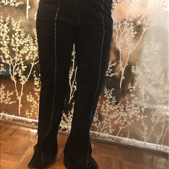 Sent as gift 🎁 NEW SUEDE PANTS - Picture 4 of 7