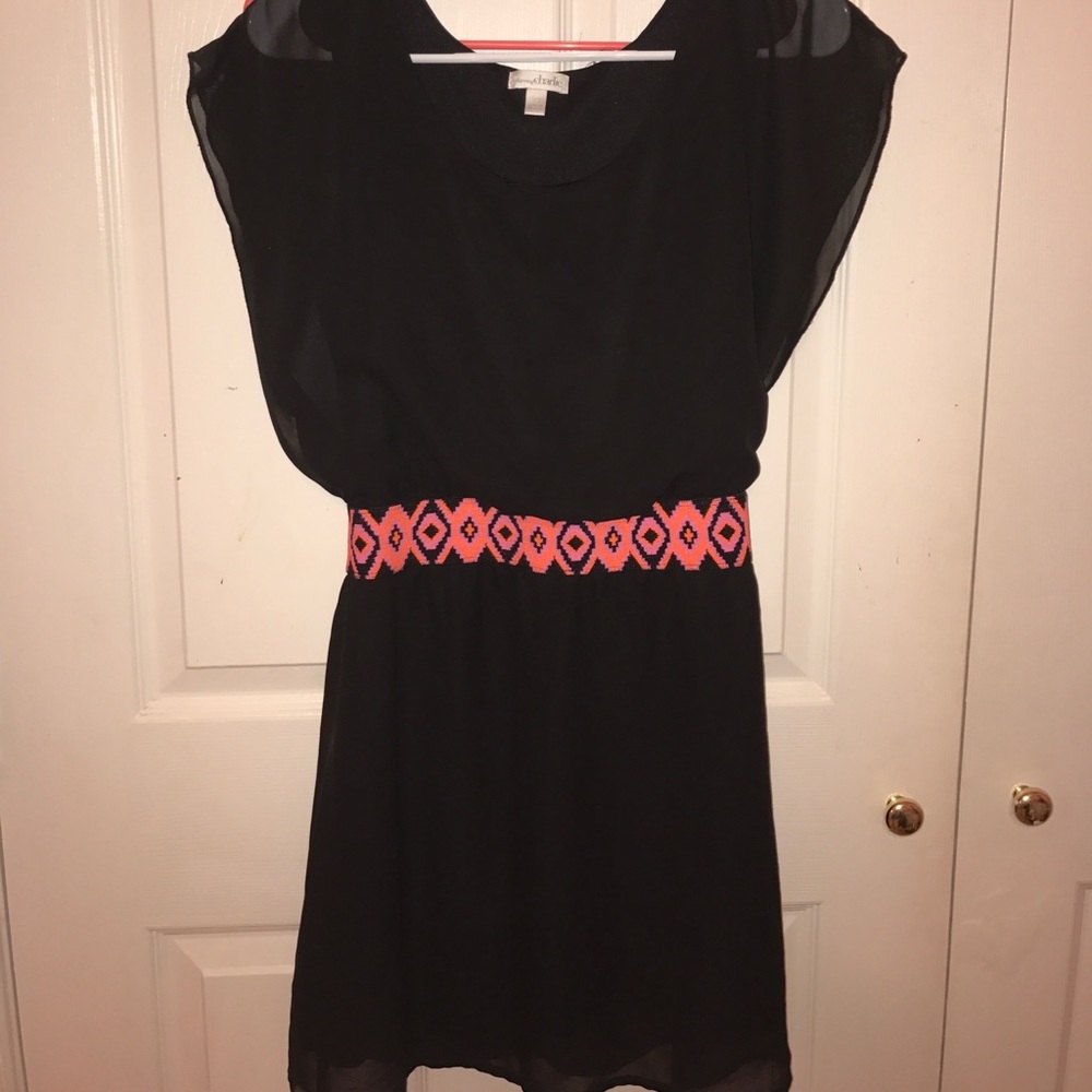Black "Chiffon" Dress