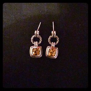 David Yurman Renaissance Cushion Cut Earrings