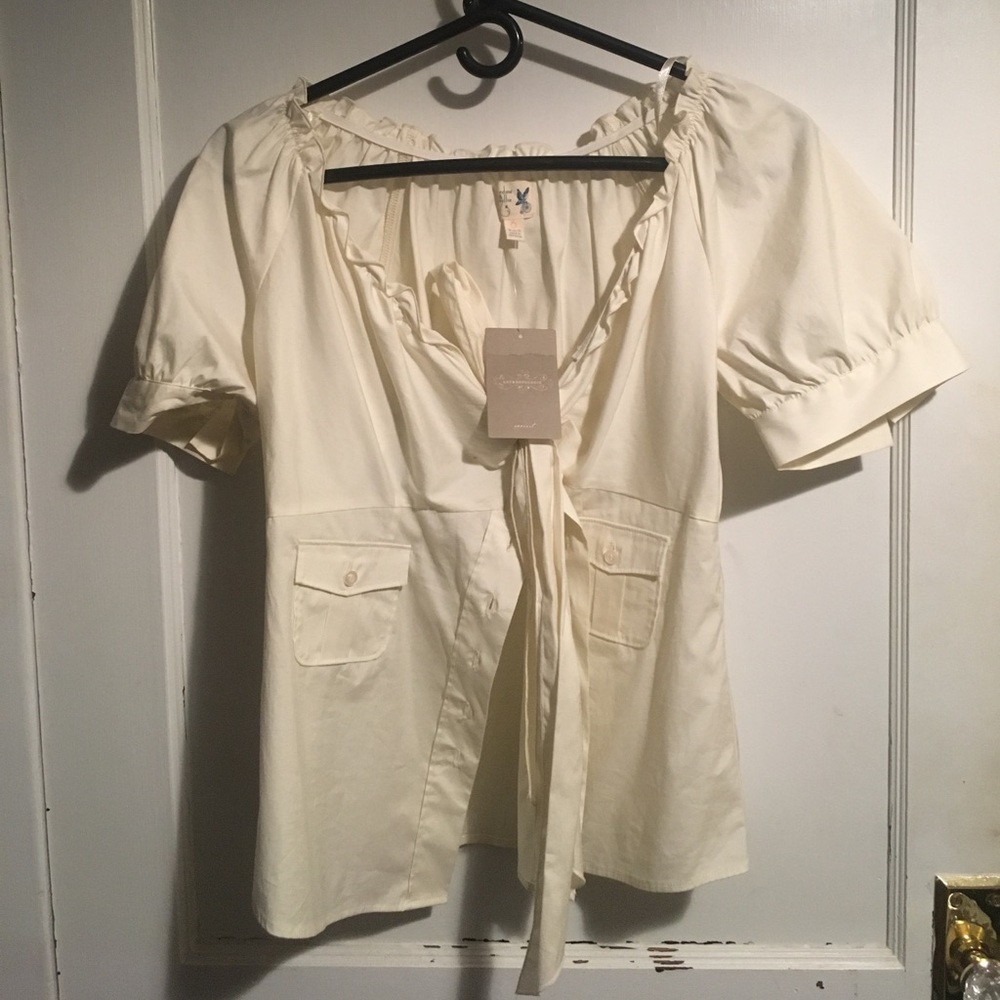 Anthropoligie button down blouse