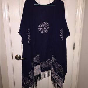 Navy blue shawl