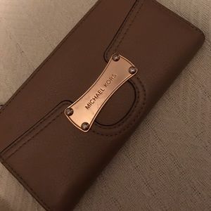 Light brown MK wallet
