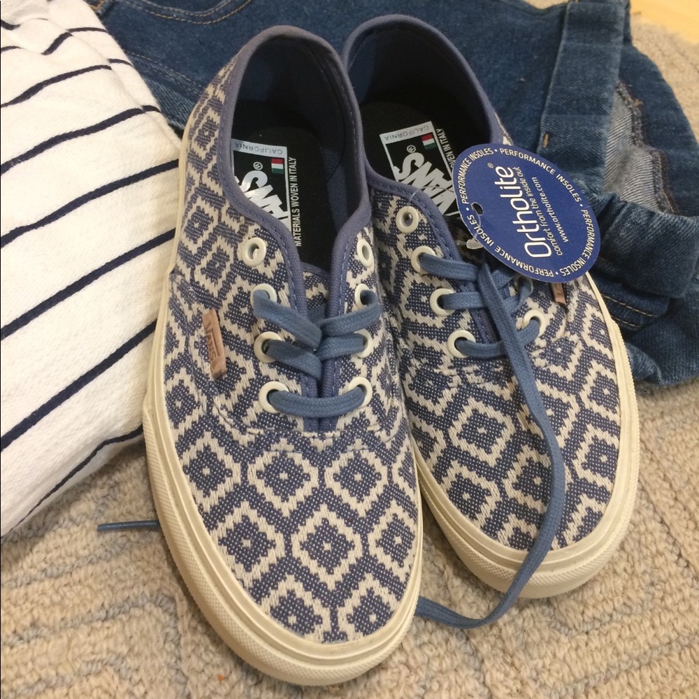 AUTHENTIC CA ITALIAN WEAVE - CAPTAINS BLUE vans