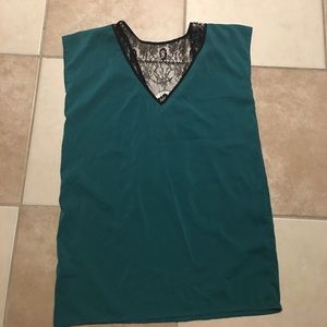 Bisou Bisou Green blouse