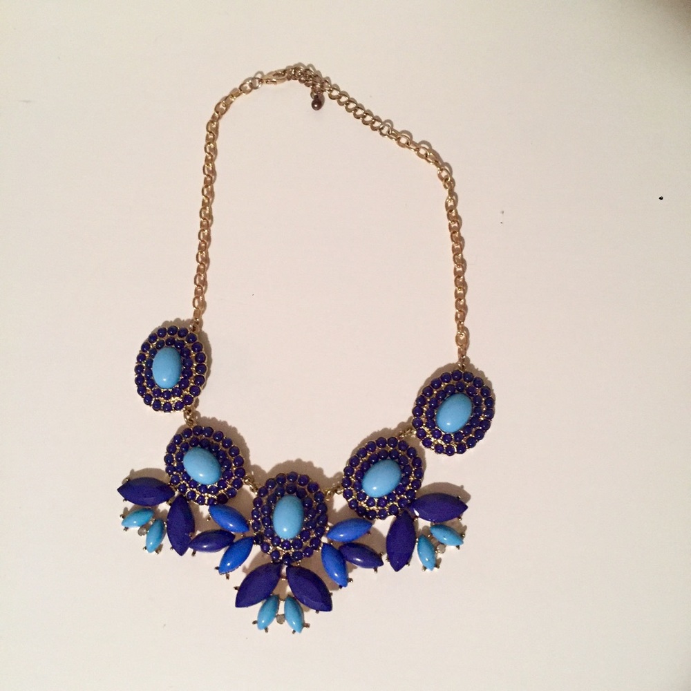 Blue Statement Necklace