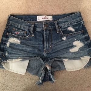 Hollister High-Waisted Denim Shorts, Size 0