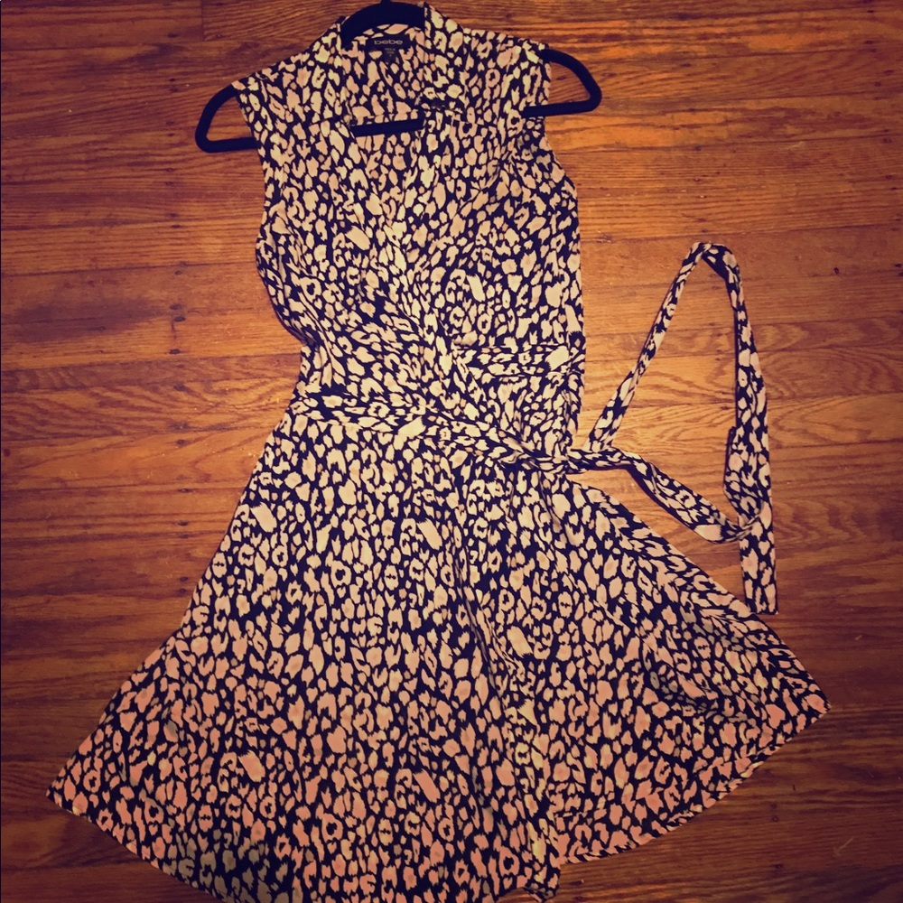 Bebe summer wrap around dress