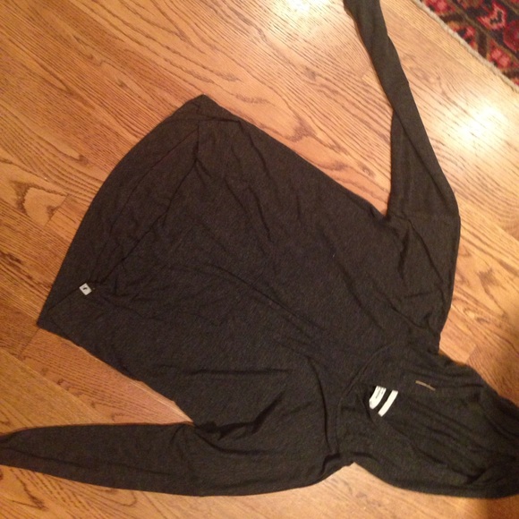 Black-gray soft hoodie - Picture 4 of 4