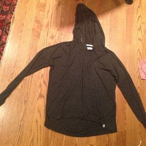 Black-gray soft hoodie