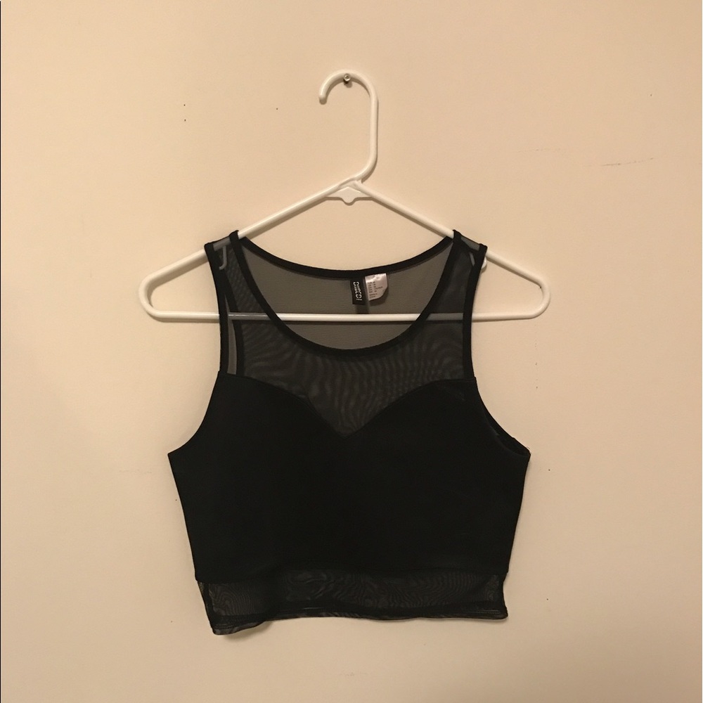 Sheer Sweetheart Crop Top