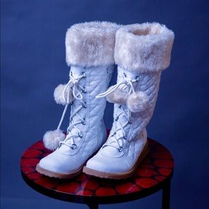 JellyPop White Winter snow boot