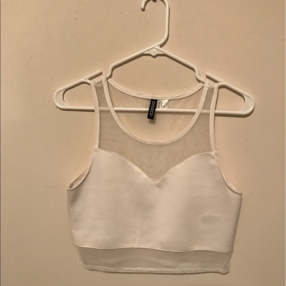 Sheer Sweetheart Crop Top