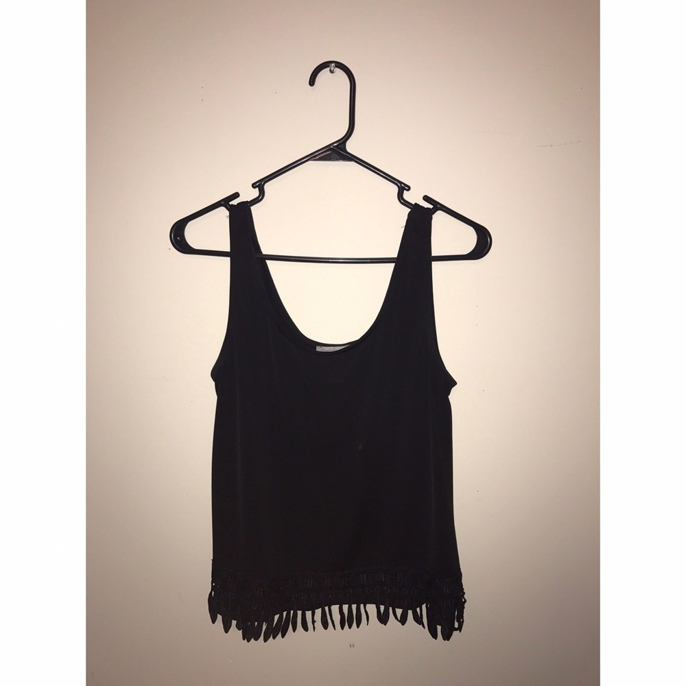 Simple Tasseled Tank