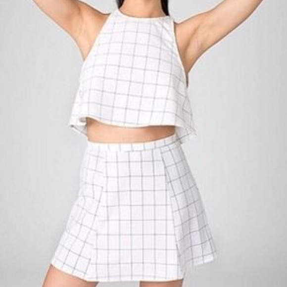 American apparel grid skirt Clearance