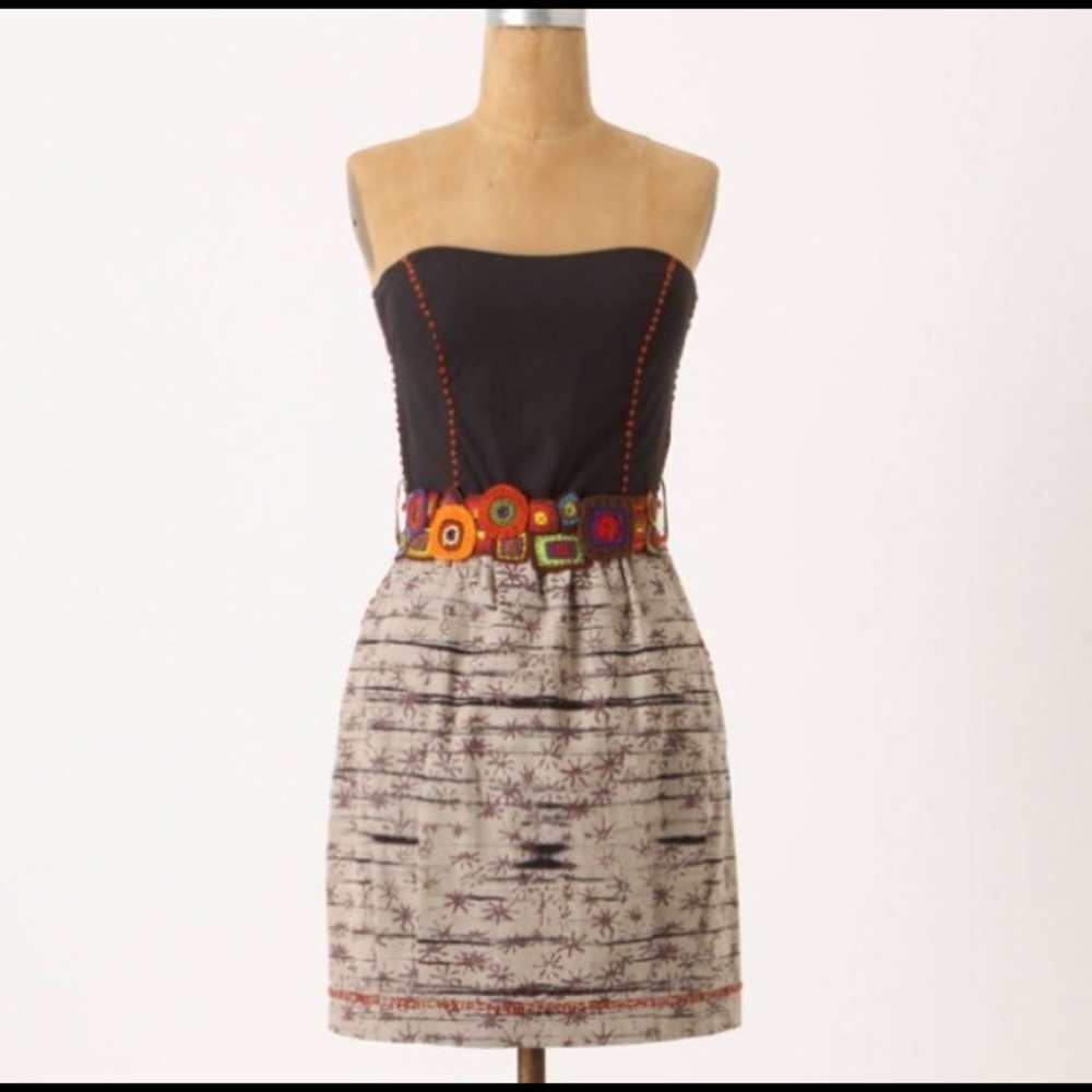 Anthropologie Multifarious Mini Dress