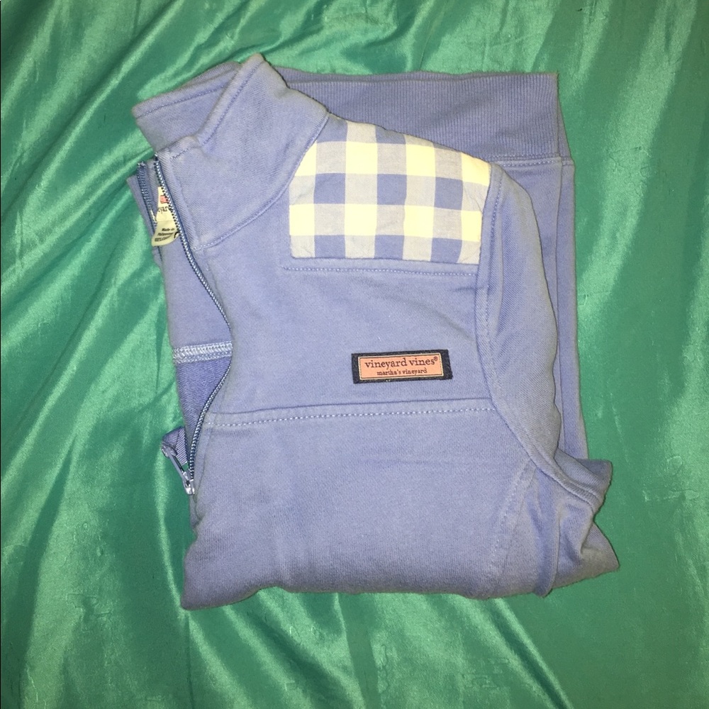 Vineyard vines blue quarter zip
