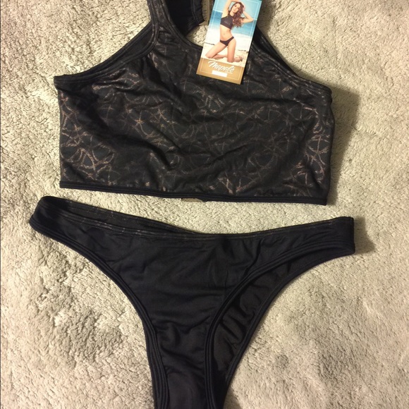 NWTs Black Mapale Swimwear - Picture 4 of 5