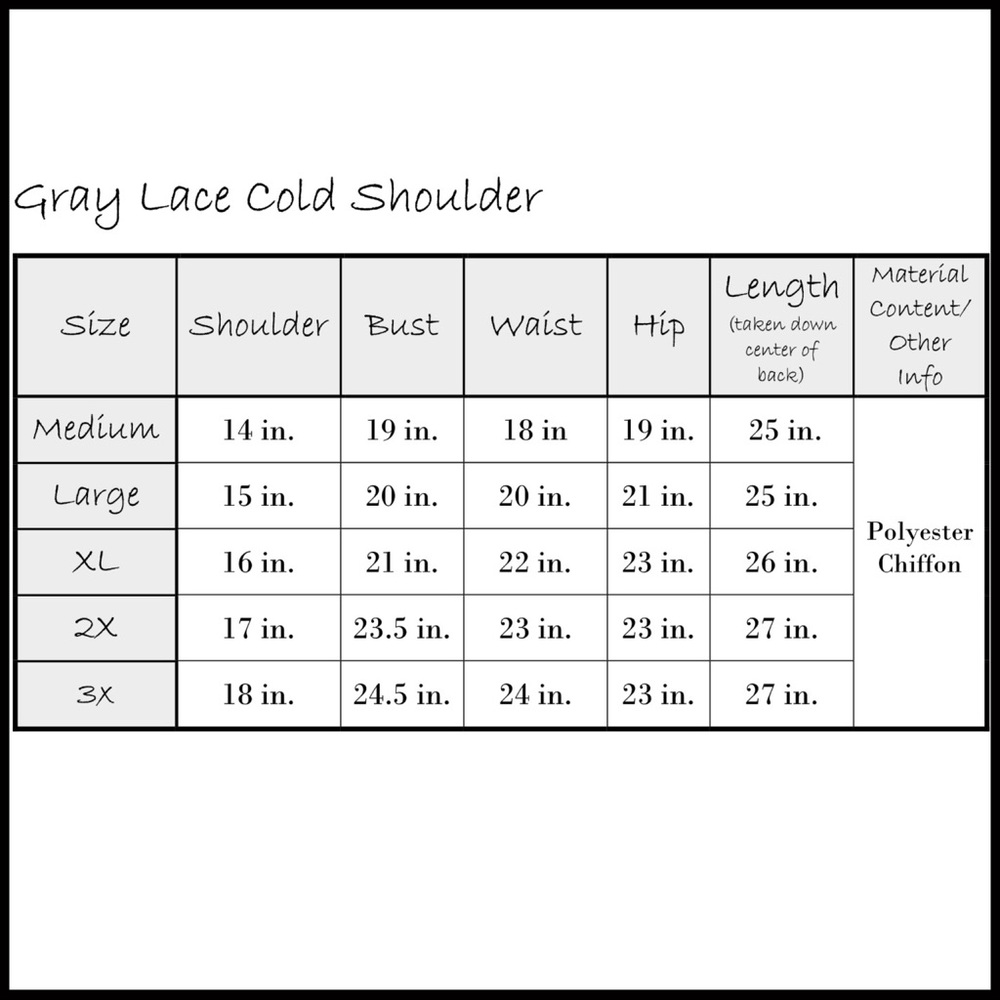 PLUS SIZE- Crochet Cold Shoulder - Picture 7 of 8