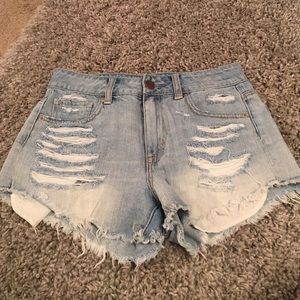 American eagle high rise shorts