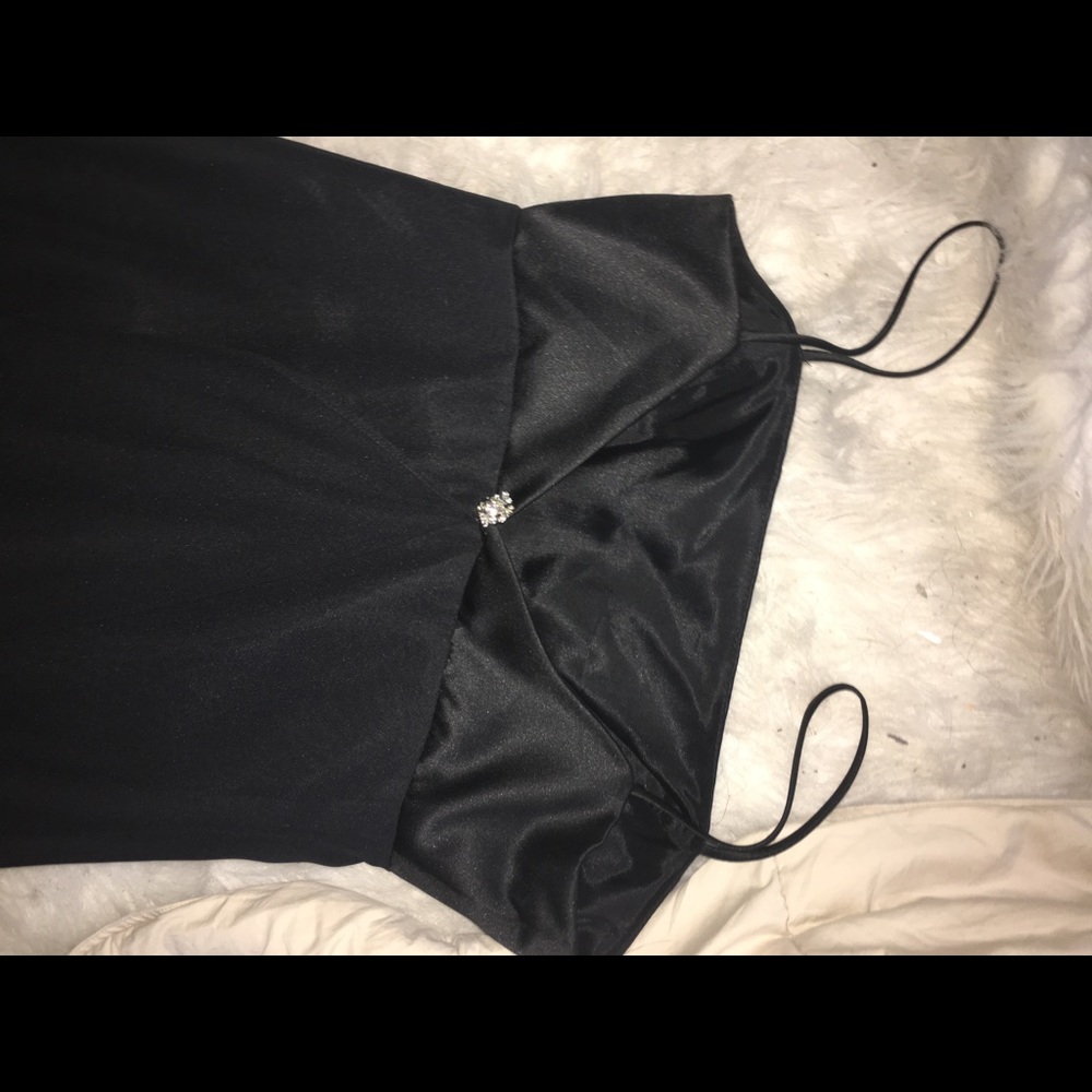 Long black dress brand new