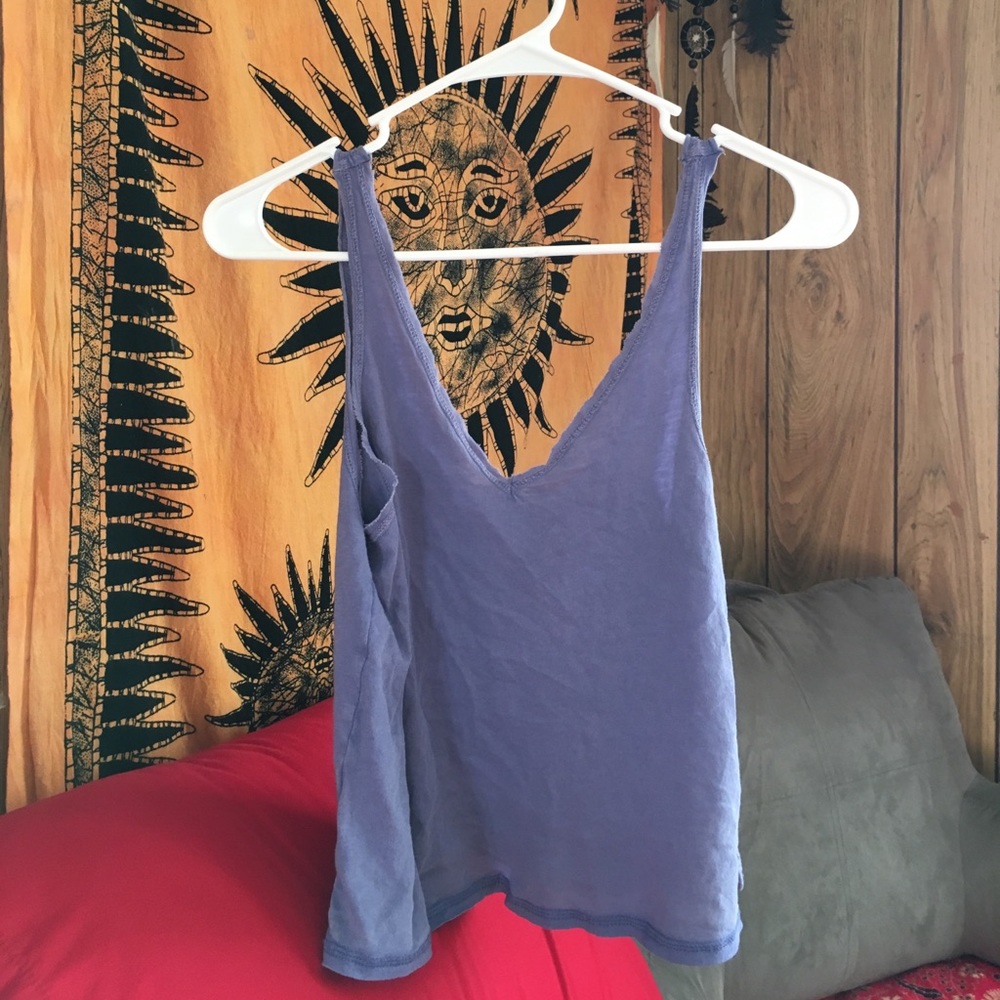 Purple tank top