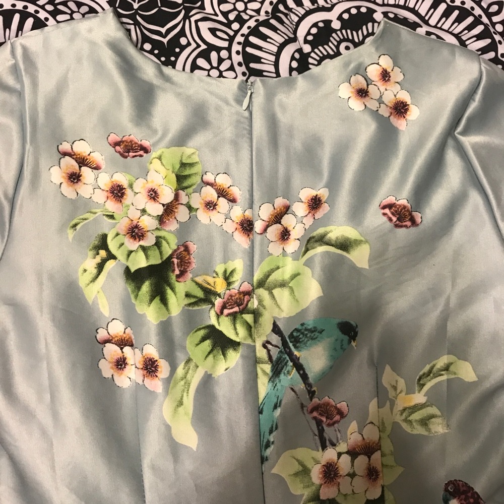 Blue floral Asos dress - Picture 2 of 3