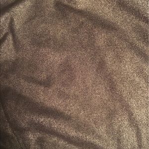 bebe Metallic Scoop Back Dress. NWT