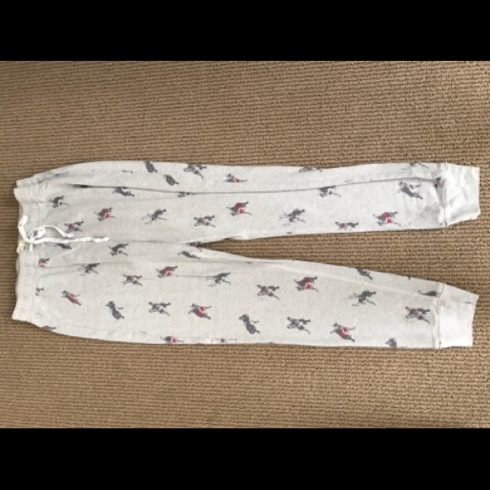 White A&F sweatpants